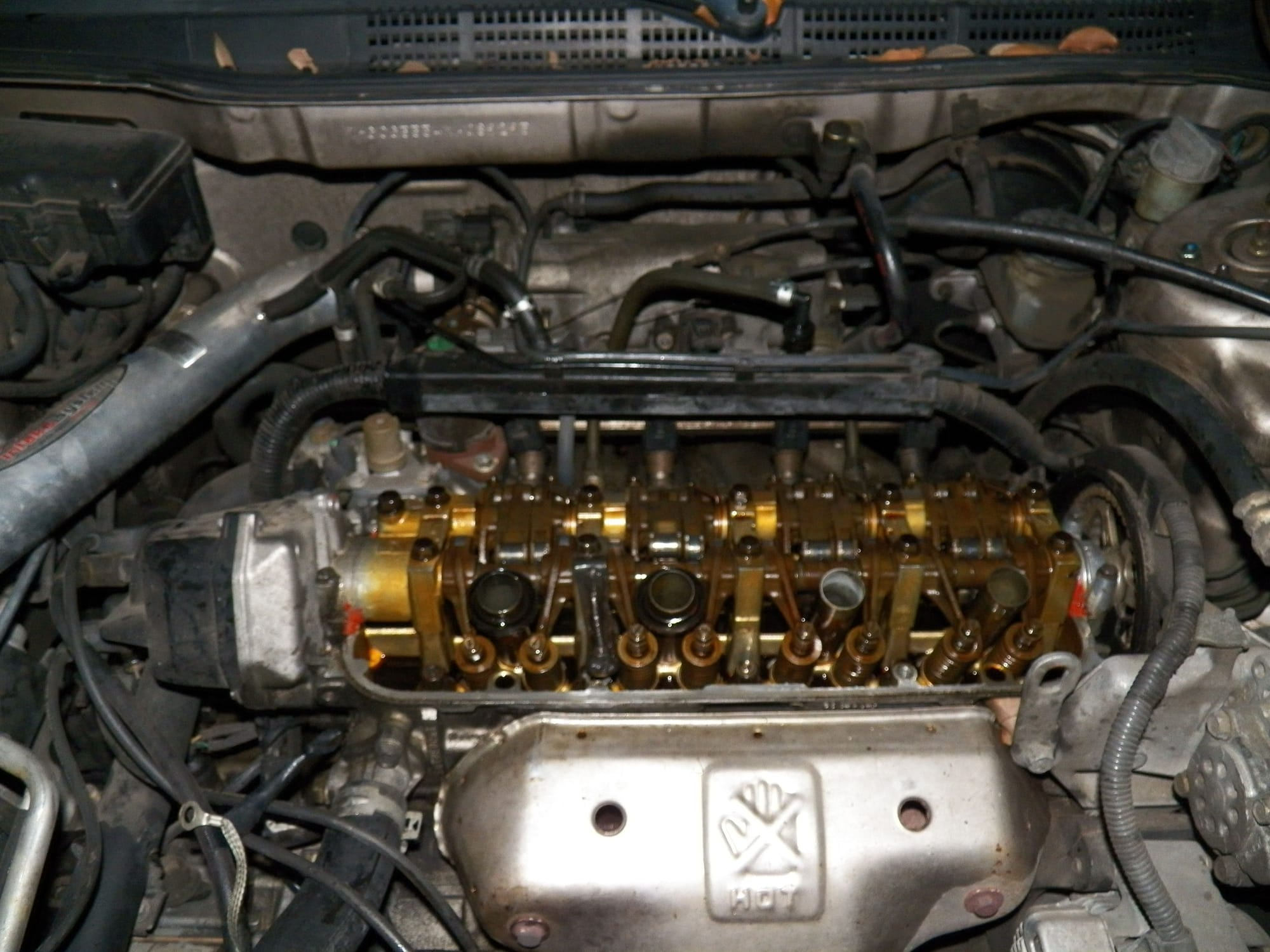 1993 Honda accord spark plugs have oil on them #6