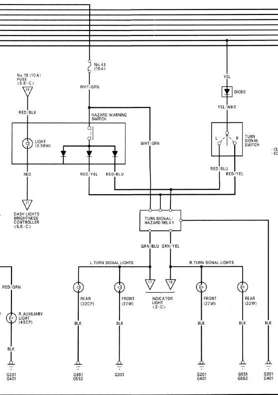 1992 Honda accord blinkers not working #5