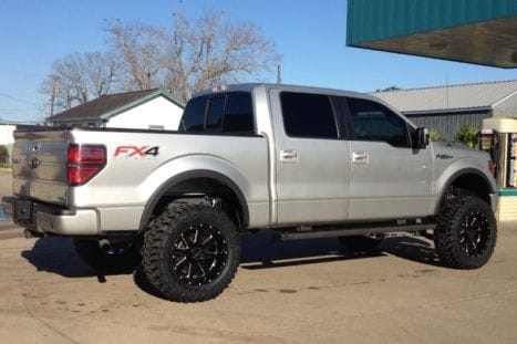 Lifted F150 Fx4 Red