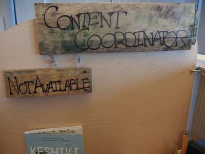 content coordinator sign