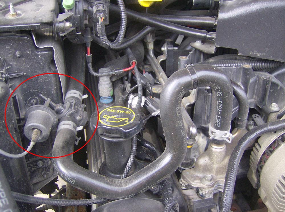 2000 Ford taurus heater hose routing #6