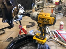 Dewalt 20V 1/2" impact is your friend when removing the front axles and suspension components. 