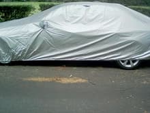 Car cover side view