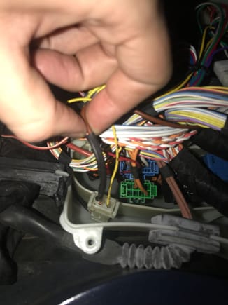 Switched power from inside Ecu box. 
