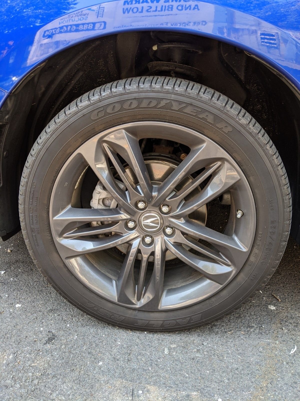 Wheels and Tires/Axles - FS: 2019 ACURA RDX A-spec wheels tires like new 5x114.3 20x8 255/45/20 - Used - 2019 to 2020 Acura RDX - Brooklyn, NY 11205, United States