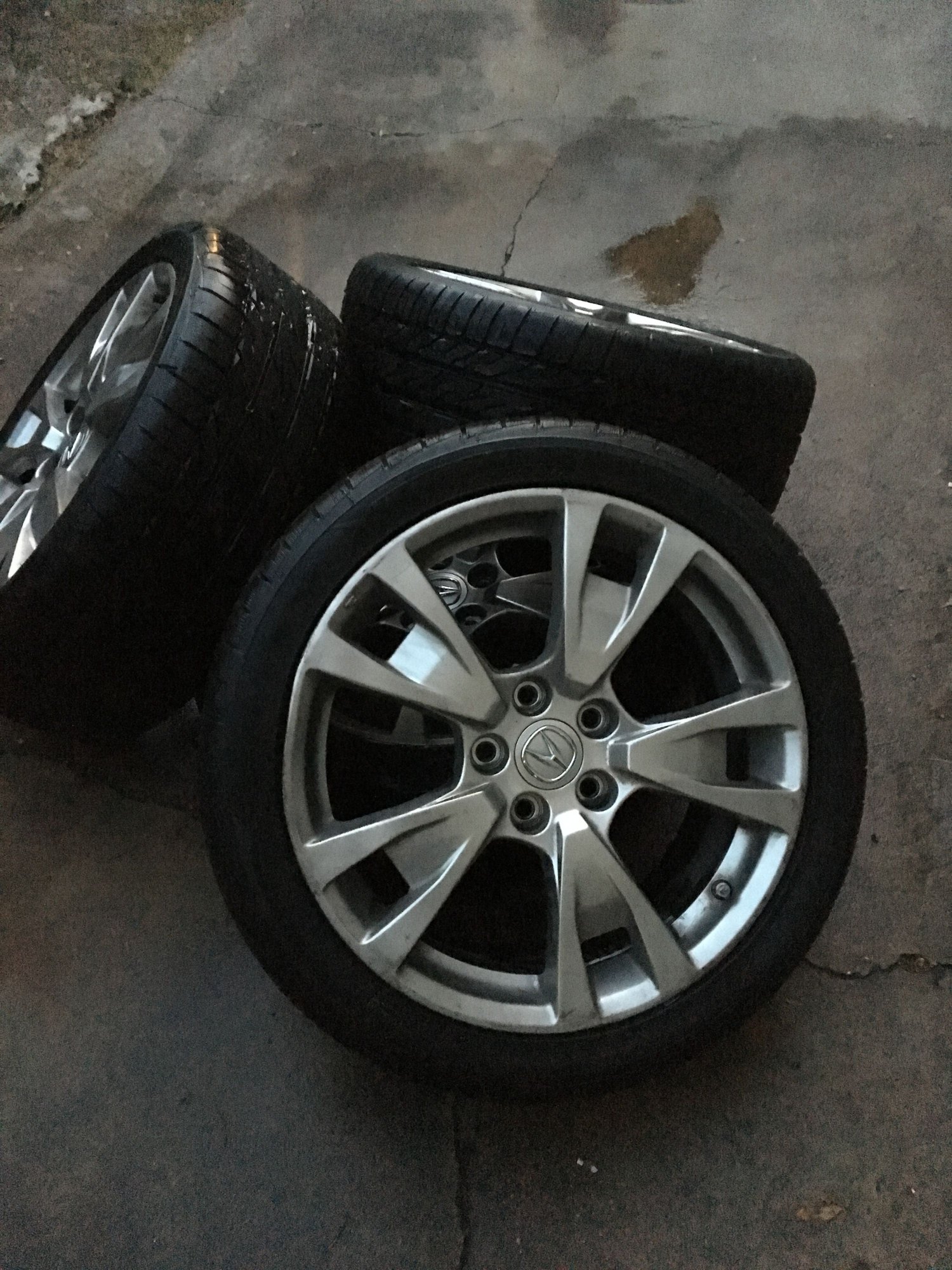 Wheels and Tires/Axles - CLOSED: Acura TL wheels SH-awd 19 inch with semi new tires 5X120 - Used - 2009 to 2014 Acura TL - Houston, TX 77023, United States