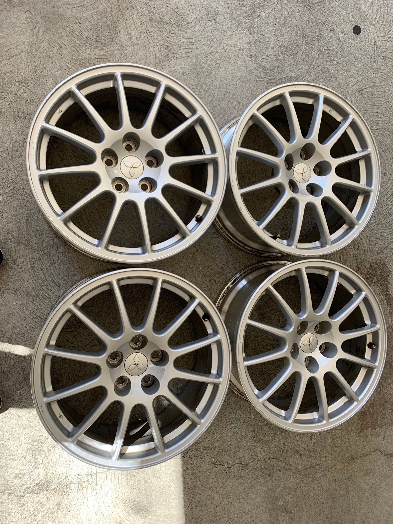 Wheels and Tires/Axles - SOLD: OEM Evo X GSR Enkei Wheels - Used - San Jose, CA 95110, United States