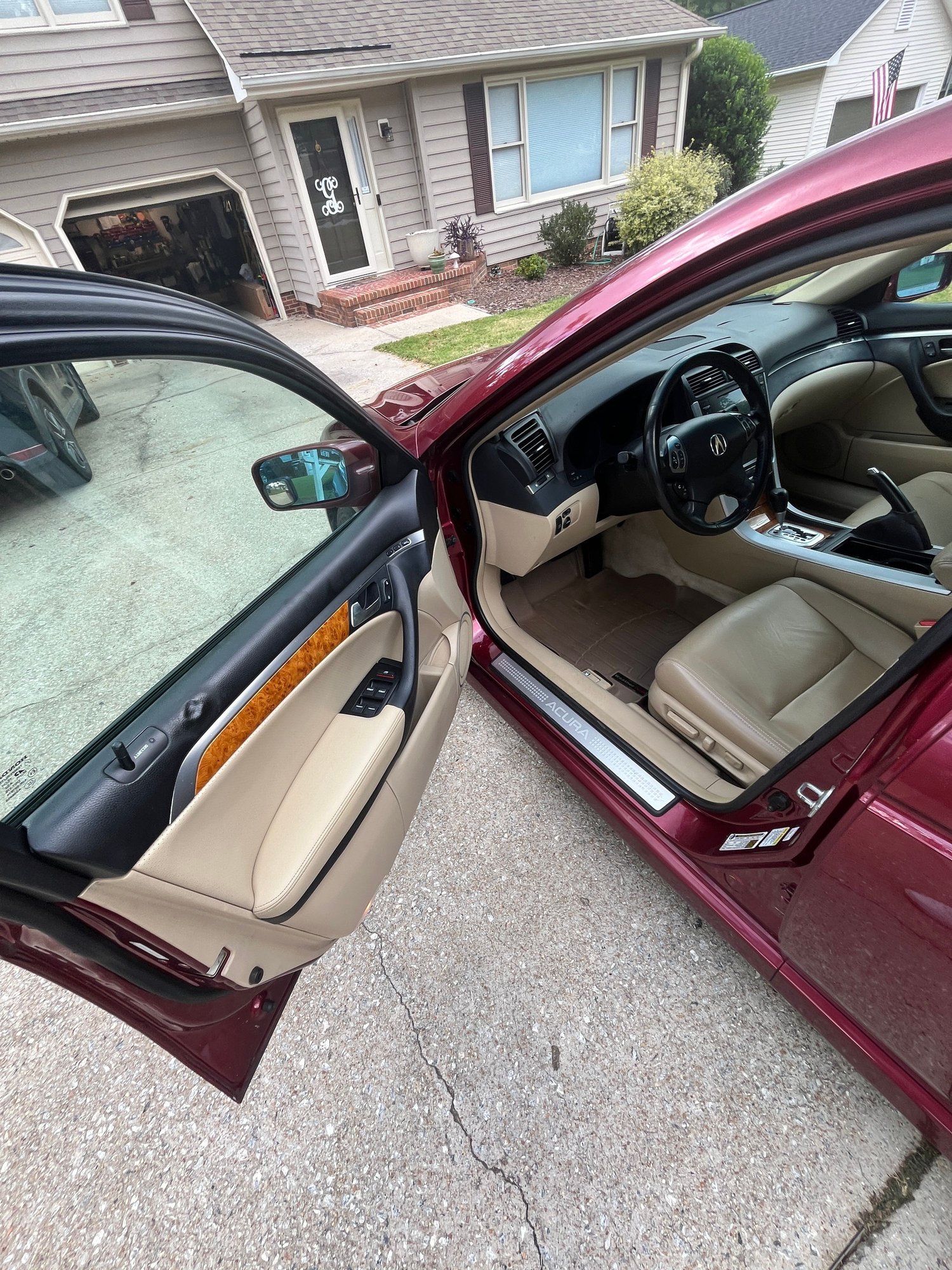 2006 Acura TL - 2006 Acura TL for Sale - Used - VIN 19UUA66276A001905 - 119,000 Miles - 6 cyl - 2WD - Automatic - Sedan - Red - Greenville, SC 20687, United States