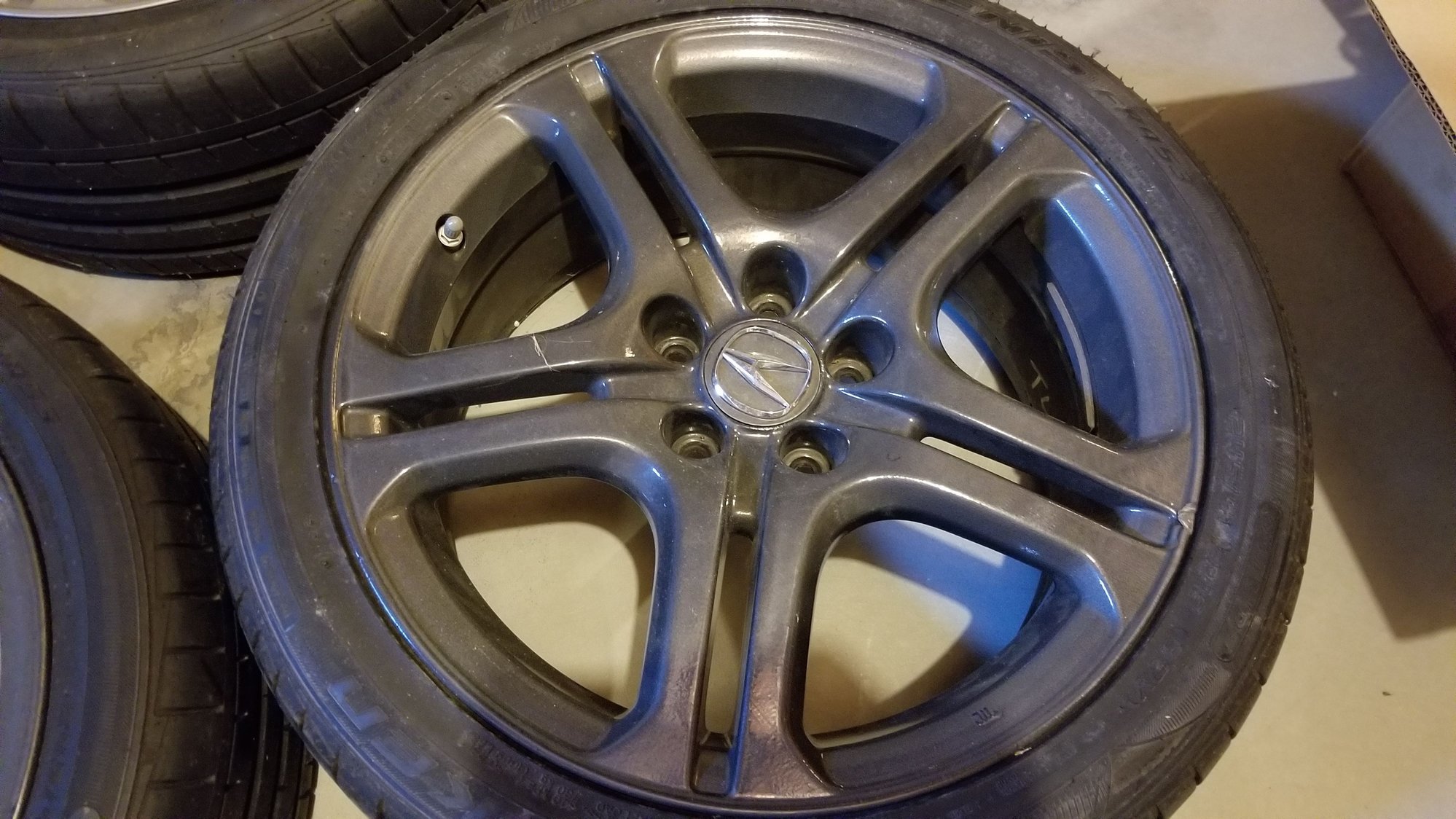 Wheels and Tires/Axles - SOLD: Acura TL A-Spec Wheels + Falken Azeni Tires + TPMS 5X114  - $850 - Used - 2004 to 2008 Acura TL - 2009 to 2014 Acura TSX - Bellingham, MA 02019, United States