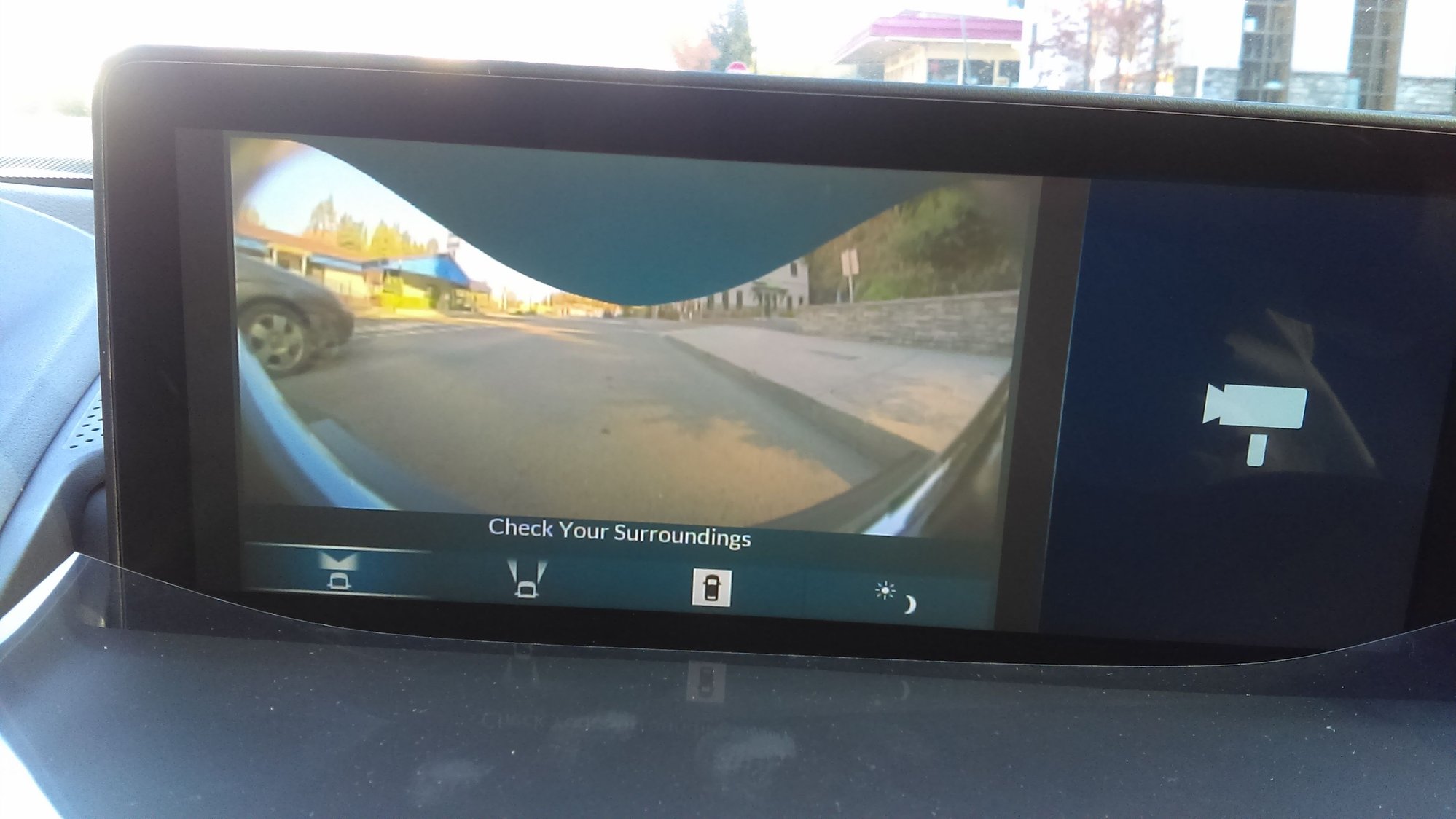 front camera greyed out area on screen AcuraZine Acura Enthusiast