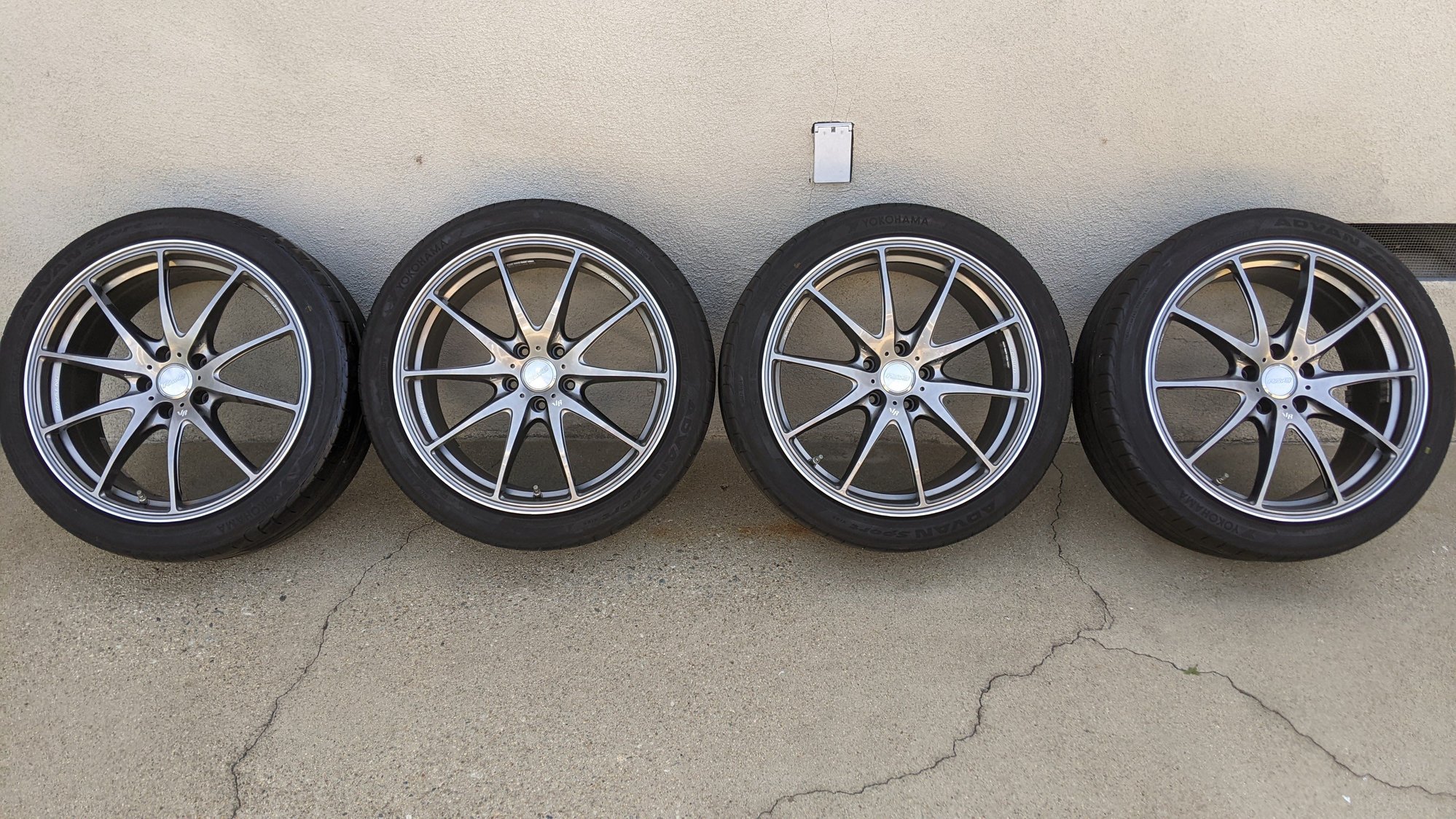 Wheels and Tires/Axles - FS: Volk Racing G25 Prism Dark Silver - 19X8.5, 5x114.3, 35mm Offset - Used - 0  All Models - Los Angeles, CA 90501, United States