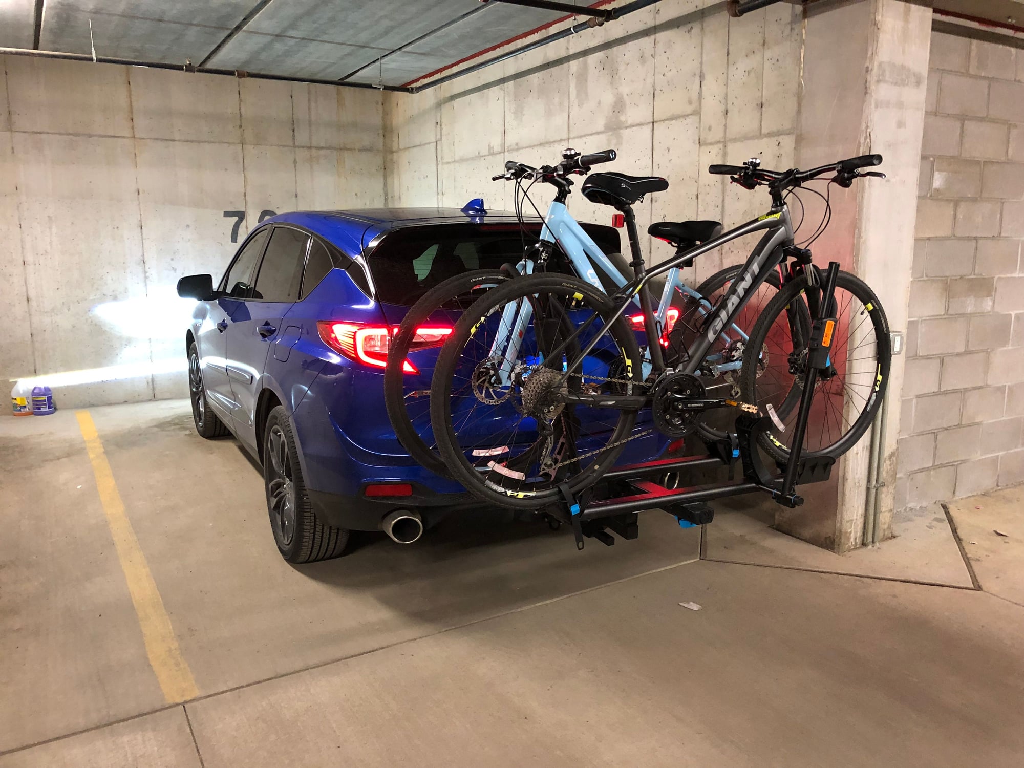 hitch for their RDX and use a bike rack 