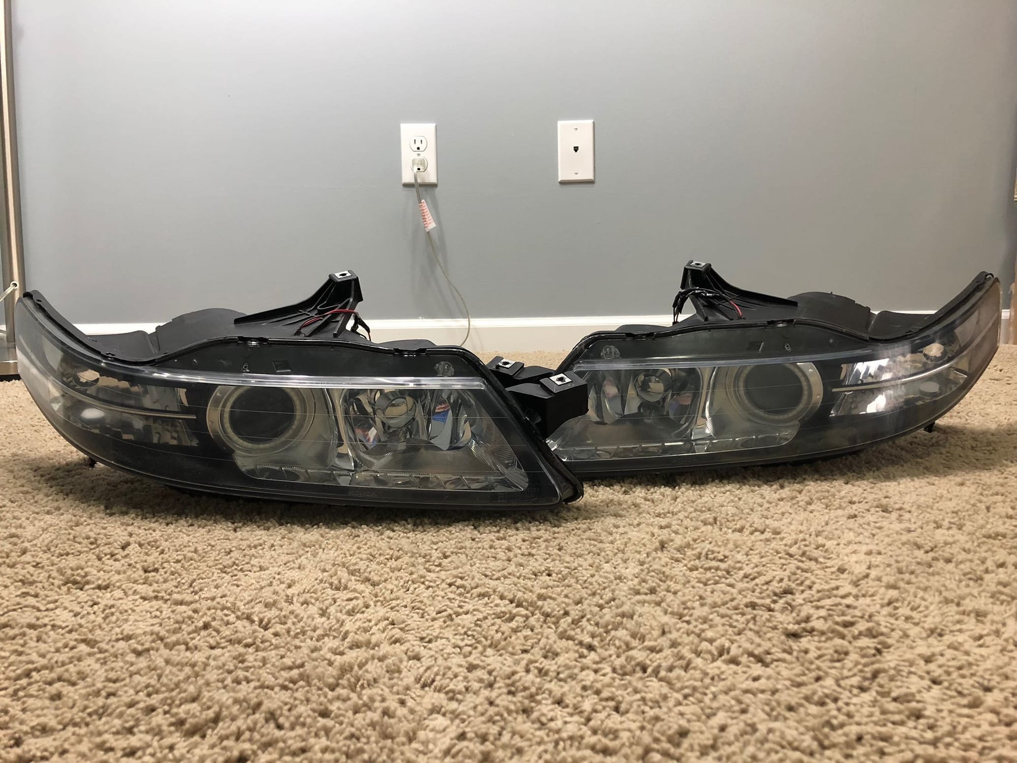 Lights - SOLD: 2004-06 Acura TL Cleared Headlights with Angel Eyes (Includes Ballasts) - Used - 2004 to 2008 Acura TL - Wyoming, MI 49418, United States