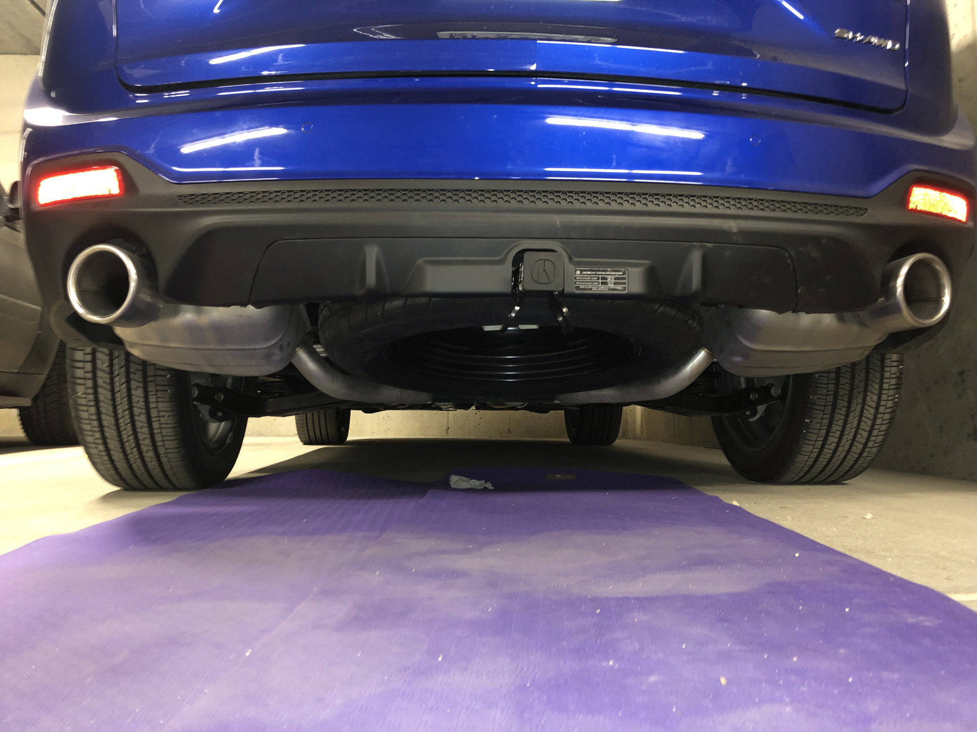 Exhaust And Hitch Install Pics And Factory Amp Acurazine Acura Enthusiast Community