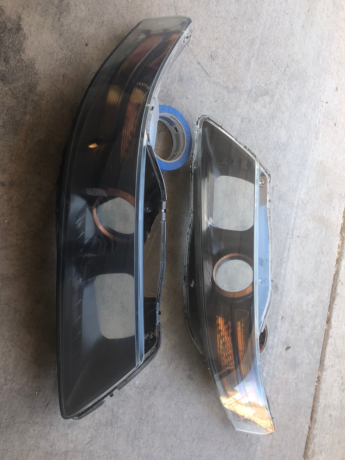 Lights - SOLD: 04-06 Acura TL Headlights (Blacked out and slightly tinted) - Used - 2004 to 2008 Acura TL - Peoria, AZ 85345, United States