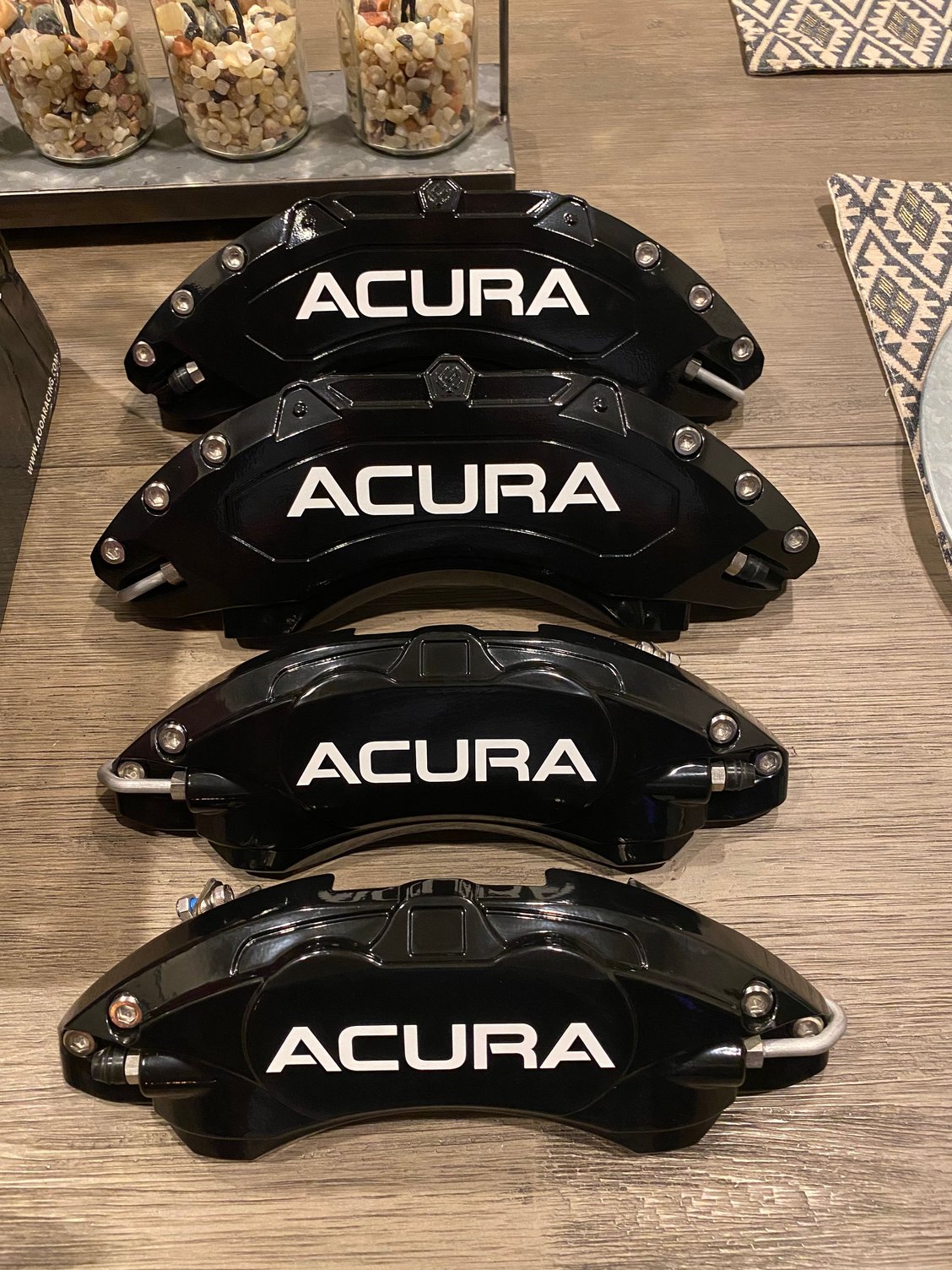"Big Brake Kit" installed with Acura Branding AcuraZine Acura