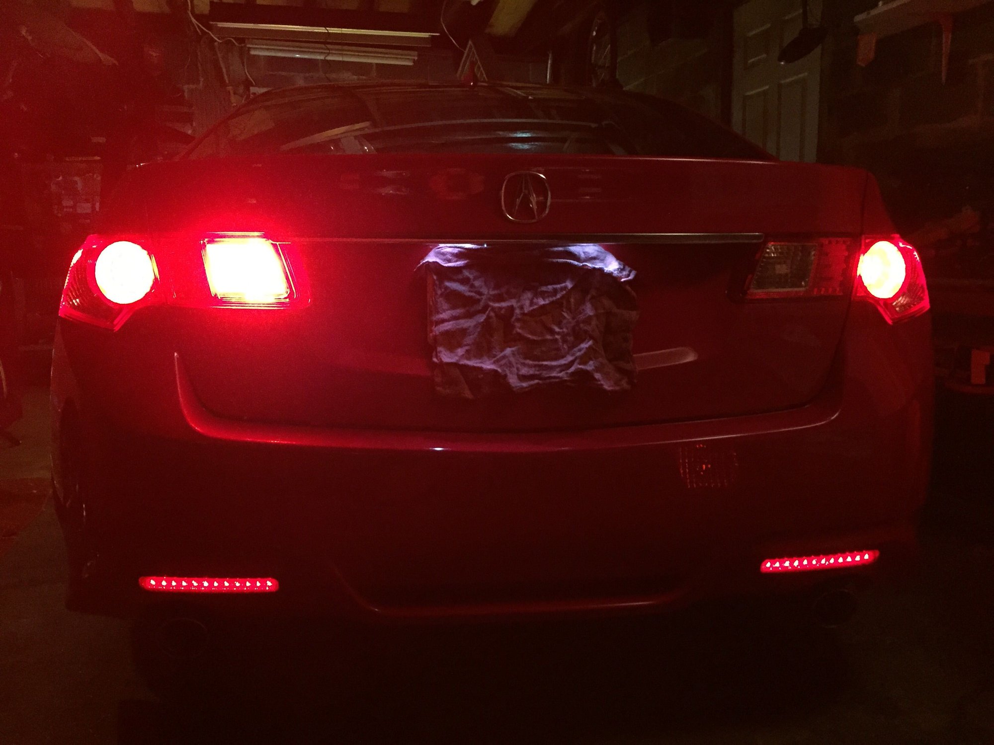 My poor mans European rear fog light. AcuraZine Acura Enthusiast