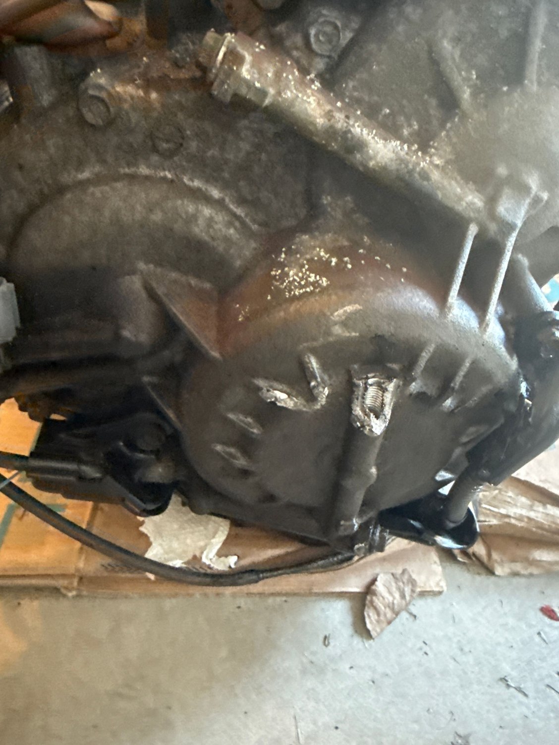 Av6 transmission What to do abt this? Should I take it back to the junk yard? 