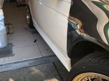 Found someone selling a whole aspec lip kit in WDP and finally put the side skirts on. If there’s time, I’ll probably do the rear tomorrow.