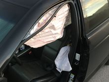 Driver curtain airbags