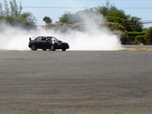 During a driftsession