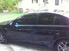 5% tint and 45% on windshield