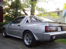 87 Starion wide body intercooled G54b with 89 tranny,rear end and hub conversion. MBC set @12psi