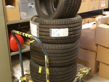 My buddy just sent me this pic of my special order. Picking them up this weekend.

I haven't bought brand new tires in a few years... feels good. Now just gotta wait another week for the new rims. :)