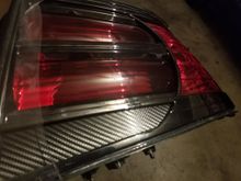 modded oem type s right tail light - damaged