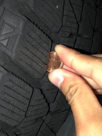 Tire depth on the center channels