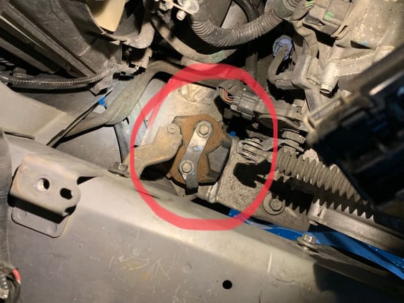 This is lower left under headlights and battery box, i have no idea what it is or what it does.