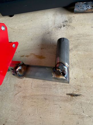 First time tig welding, it's really easy blowing holes in this chromoly.