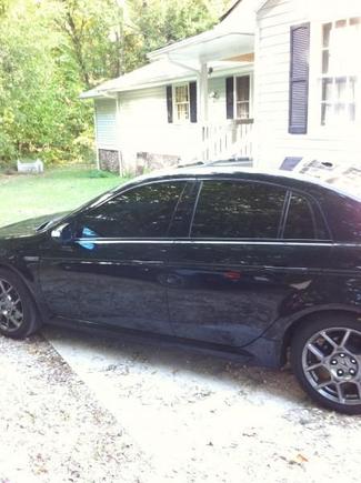 5% tint and 45% on windshield