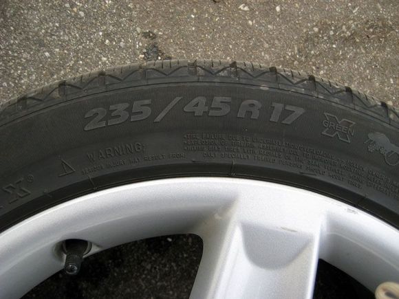 tire specs