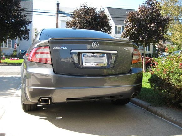 Only tints, rear deck lid and splash guards.  10/08