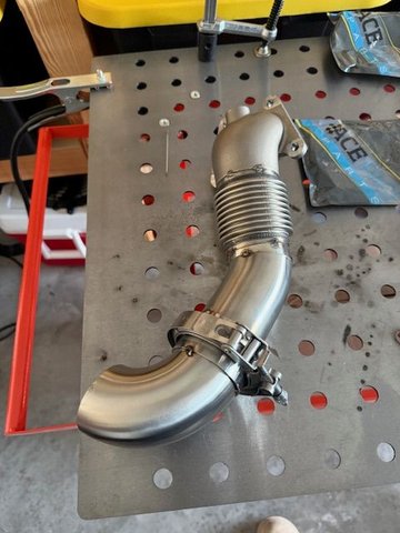 I redid the rear header because I had a brain fart and forgot about the intermediate shaft.