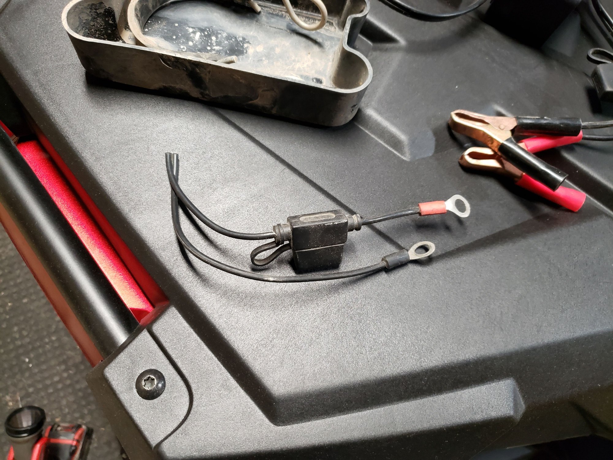 Charging through cigarette lighter ATV Enthusiast