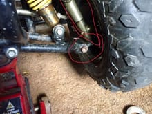 c38ca78ca0aac3773321d5c34350a7105e254187hi guys Can anyone tell me what the part circled red is called and we’re to get new or any repair kits that would work any help would be Appreciated  and any now what bike it is 110cc Chinese I 🤔 