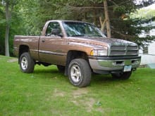Here is a pic of my Toy Hauler. 2001 Dodge Ram 1500 with 5.9L V8 and the Off-Road Package. Great truck.                                                                                                 