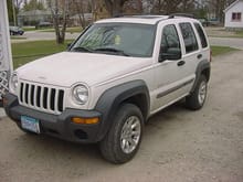girlfriends 2002 Jeep liberty. She gets the nice ride while I drive a beat up 86 honda accord. go figure