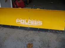 My cycle country plow with its new blade cover and decal...
