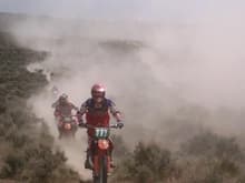 My oldest son on his 2006 KTM 300 XC.  This is from the start of his first race, the 2006 Cherry Creek National Hare &amp; Hound                                                                        