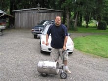 Yes. that is a keg-mobile. My brother drinks alot, and builds things. In that order.  