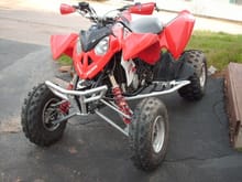 08 polaris outlaw 525irs with factory racing package...