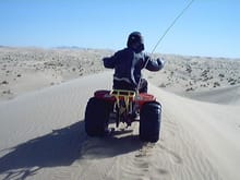 My son at Glamis