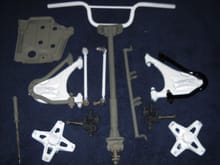 The Whole Front end suspension parts in primer