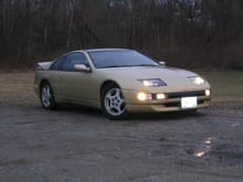 my brother's 300zx.  that thing barely fits the three wheeler in the hatch.....tows ok though                                                                                                           