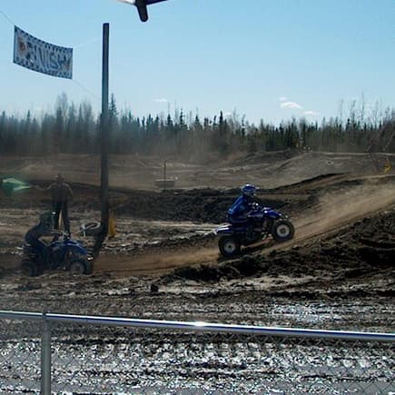 5-14-06, foloowing a raptor which I did pass and beat in my 2nd, moto. LOL                                                                                                                              