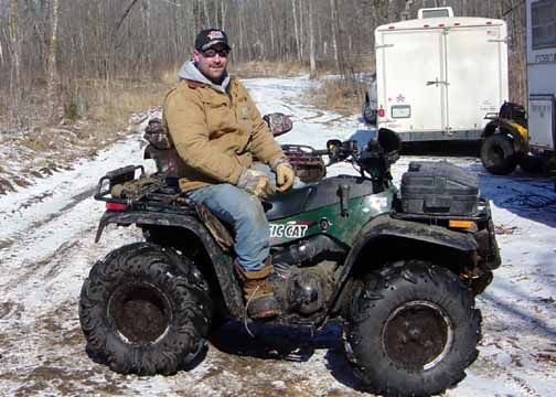 2003 4/6/03 Our annual wheeler opener...wearin' my ATV Connection Hat                                                                                                                                   