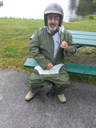bob (my father in law) stripping at moxie lake :/
